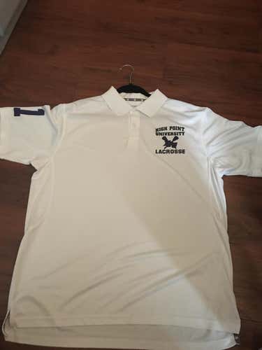 High Point Lacrosse White Polo