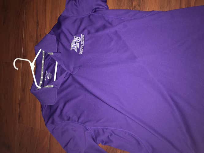 High Point Lacrosse Purple Travel Polo