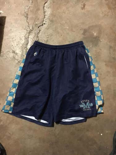 2010 Manhasset Lacrosse State Champs Shorts #28 20-0 Record Size XL