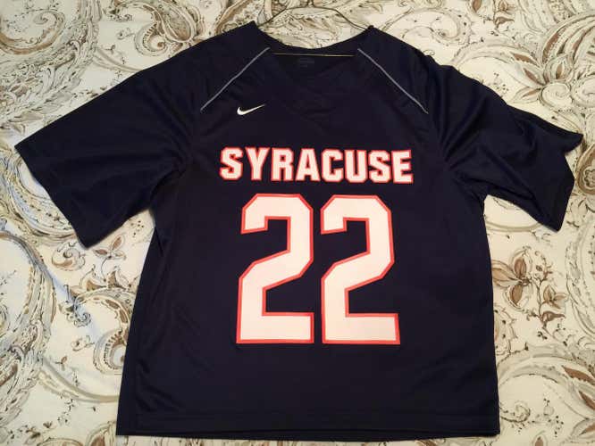 Replica Syracuse Orange #22 Navy Jersey