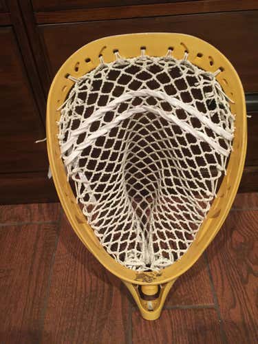 used yellow eclipse strung with monster mesh
