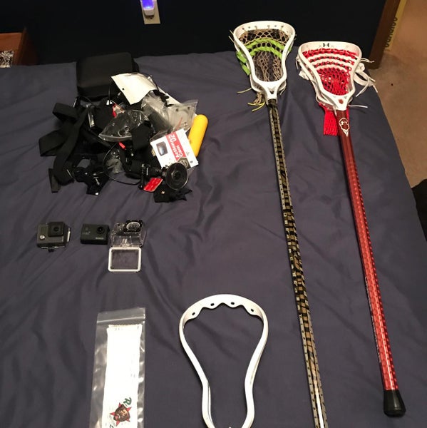 lacrosse gear and cameras willing to sell things individually