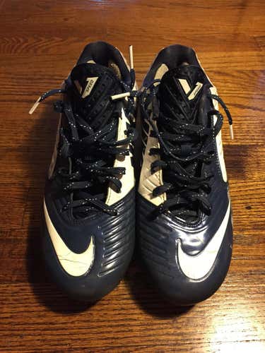 Navy Blue and White Nike Vapor Speed Low TD