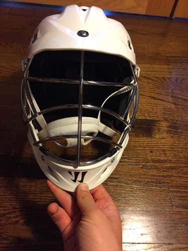 White Warrior T2 Lacrosse Helmet