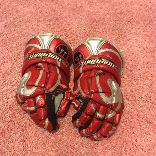 13" warrior superstar II Lacrosse Gloves