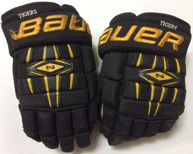 Bauer Nexus 1000 14" Pro Stock Hockey Gloves Colorado College Tigers 1015
