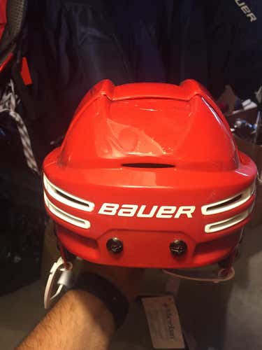 New Bauer RE-AKT 75 Red Small Helmet