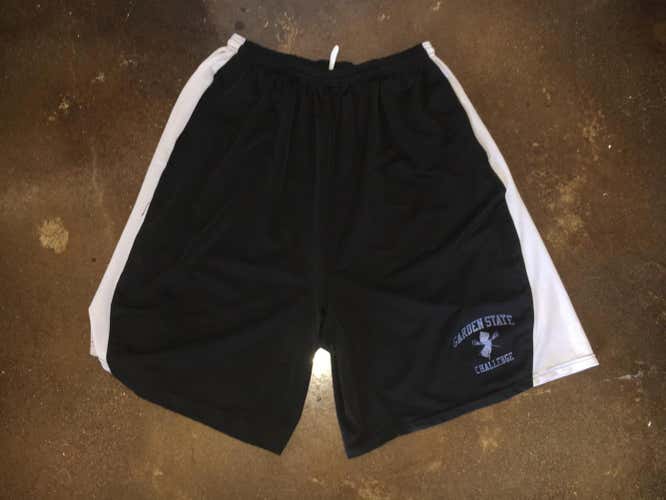 Garden State Challenge NJ New Jersey Lacrosse Shorts Men's XL (stretchy material) (has pockets)