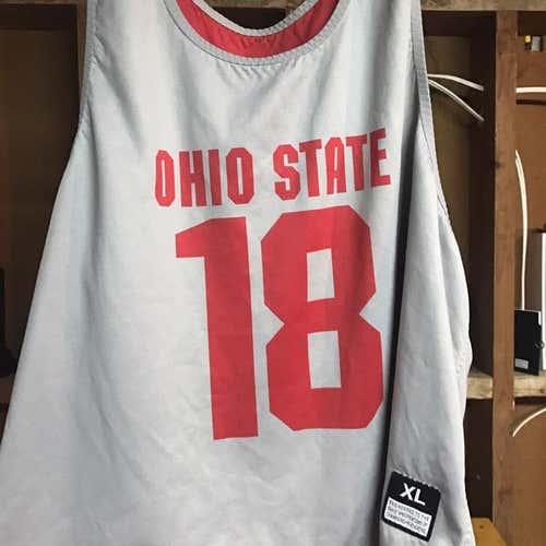 Ohio State Scarlet/Grey Reversible Pinnie
