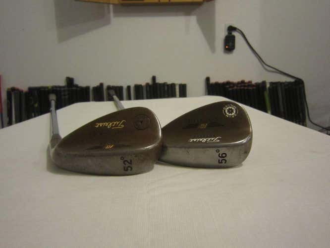 Titleist Spin-Milled Vokey Oil Can Wedge Set - 52* - 56* - Dynamic Gold Steel