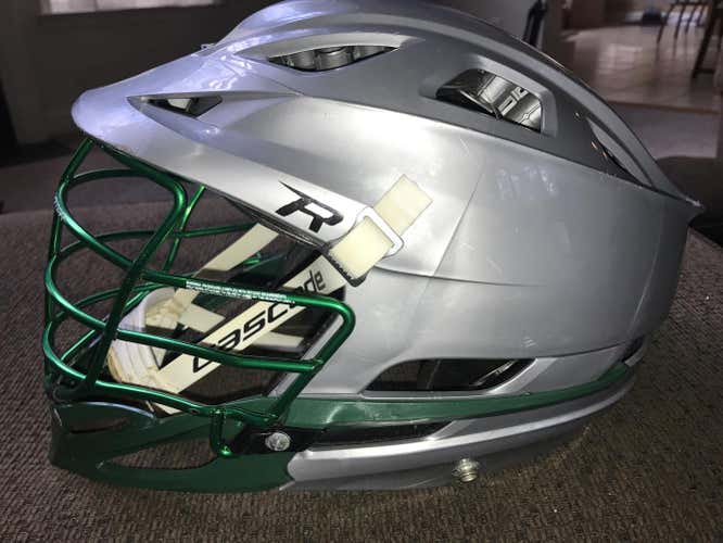Gray Green Chrome Facemask Cascade R
