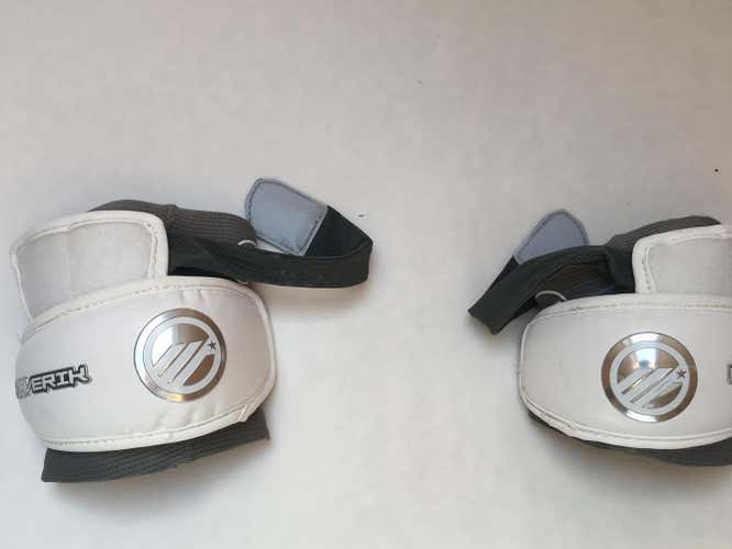Lightly Used White Maverike Rome RX3 Elbow Pads