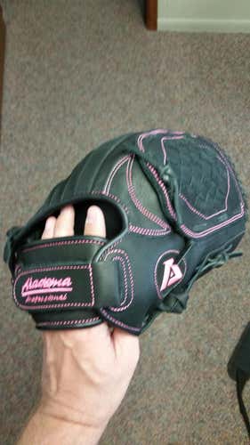Brand New AKADEMA Fastpitch Model just out!  12.5" Black with Pink Stitching, beautiful glove!