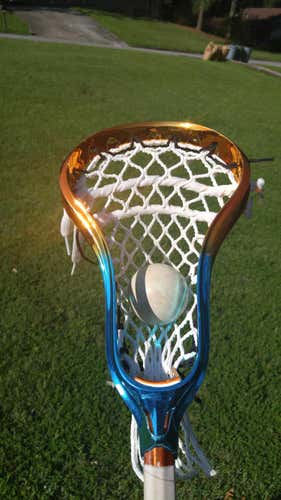 Brine Clutch Blue/Orange Chrome Fade with 6 Diamond Mesh