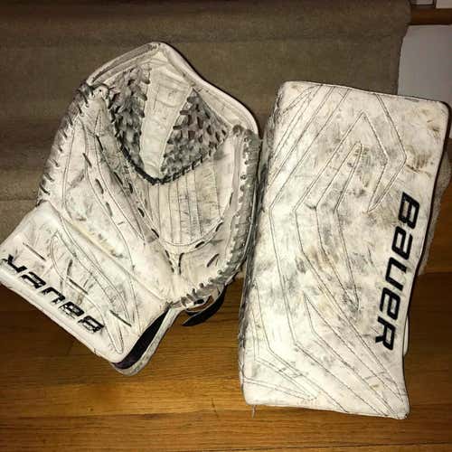 Bauer Glove and Blocker Set