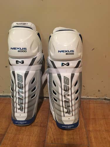 Bauer Nexus 8000 15in shin guards
