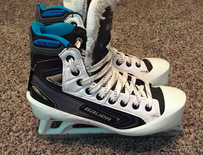 Bauer Reactor 9000 Senior Size 6.5 Prostock NCAA Return Goalie Skates