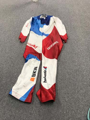 Lightly used very rare and fast Swiss National Team Downhill Suit.  Large