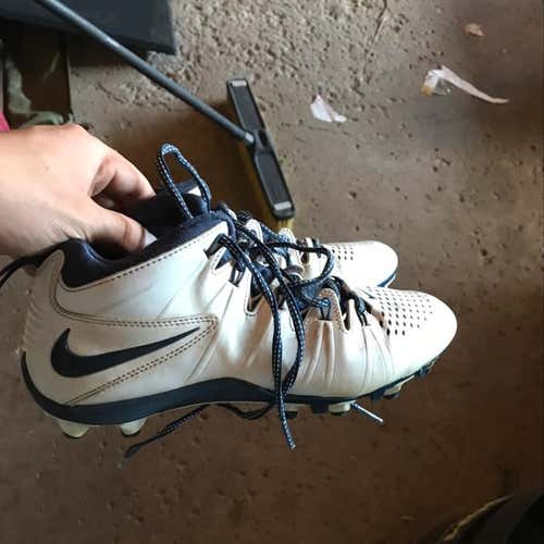 White Nike Lacrosse Cleats