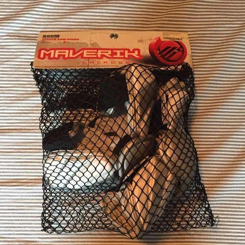 New Silver/White Maverik Zoom Arm Guards Large