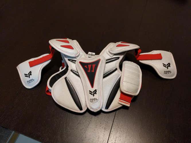 White Warrior Youth Chest Pads
