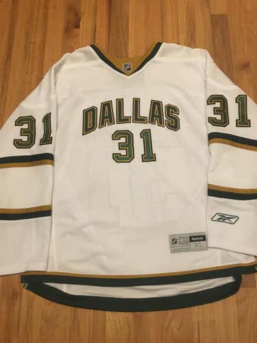 (NEED GONE) Dallas Stars Tobias Stephan (goalie) #31 Signed Jersey