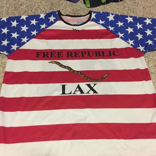 Free Republic Lax Shirt Sz XL