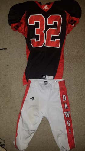 L Addidas Dawgs full uniform