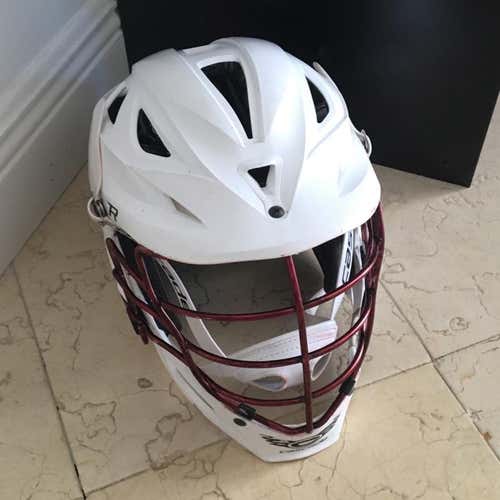 CASCADE R WHITE RED HELMET