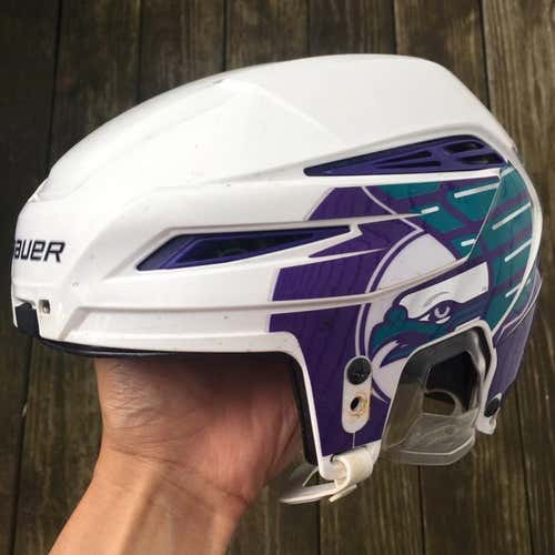 Ty Thompson Rochester Knighthawks 2016 Bauer helmet