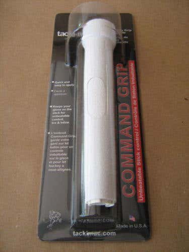 10 TACKI MAC WHITE LONG SANDED COMMAND GRIPS TAPE