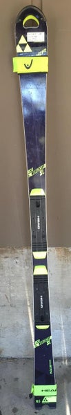 Fischer 165 Mens World Cup Slalom Skis. Factory ski