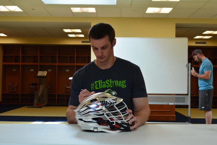 Matt Abbott Game Worn Cascade R Helmet