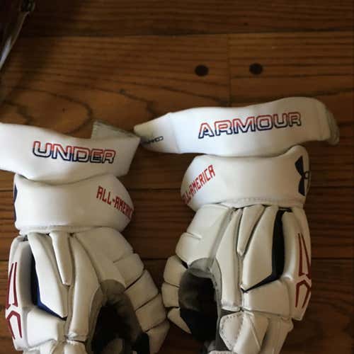 Under Armour All American Game White Goalie Gloves
