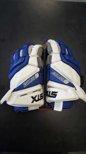 Brand New STX Stallion HD Gloves 13"/ Large - Royal Blue