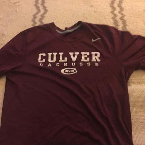 Culver Lacrosse Maroon Nike Dri-fit Shirt