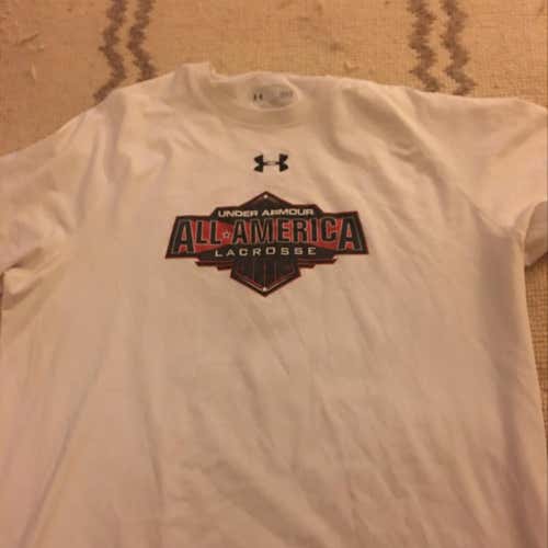 Under Armour All America Lacrosse White Shirt