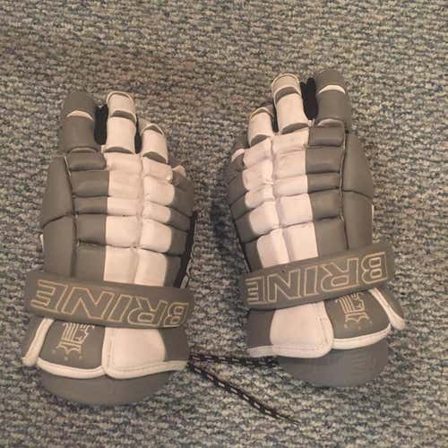 Brine Deft 12" Grey/white Lacrosse Gloves