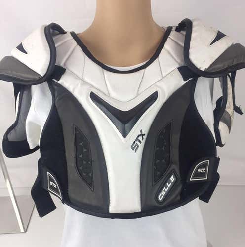 STX white Chest/shoulder Pads