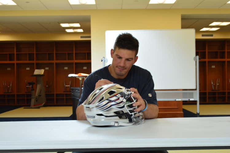 Niko Amato Game Worn Cascade R Helmet