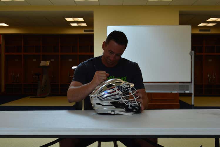 Matt Danowski Game Worn Cascade R Helmet