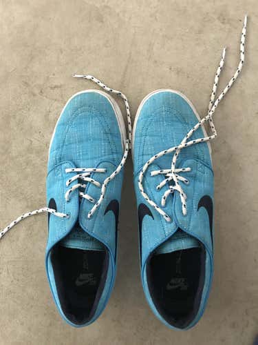 Nike Janoski Light Blue and Obsidian