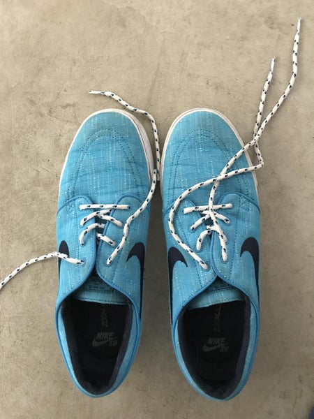 Nike Janoski Light Blue and Obsidian