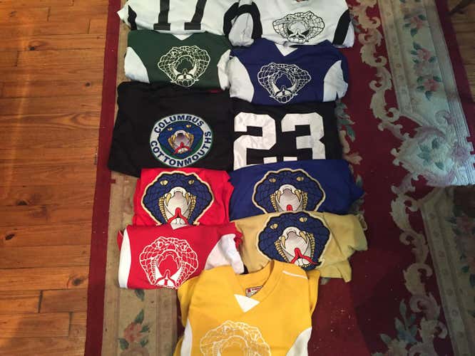 New Columbus Cottonmouths SPHL Prostock Goalie Cut Practice Jerseys