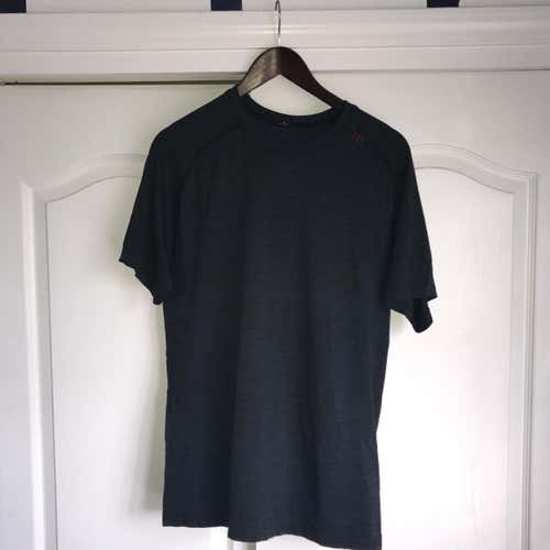 Lululemon Heathered Blue And Black Shirt