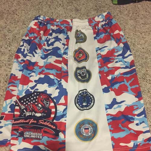 DC Lacrosse Club Shootout For Soldiers Shorts Sz Large