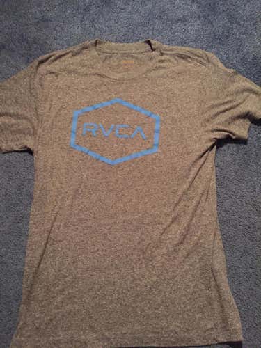 Gray and Blue RVCA shirt