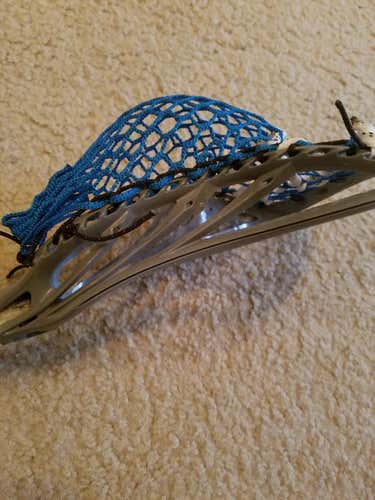 BN Gray Powell Pioneer Head Strung w/ Blue Frontier Mesh