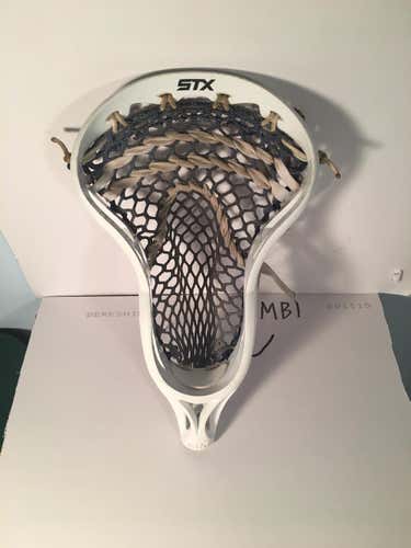 White STX Bionic Strung Head. Great Starter Head