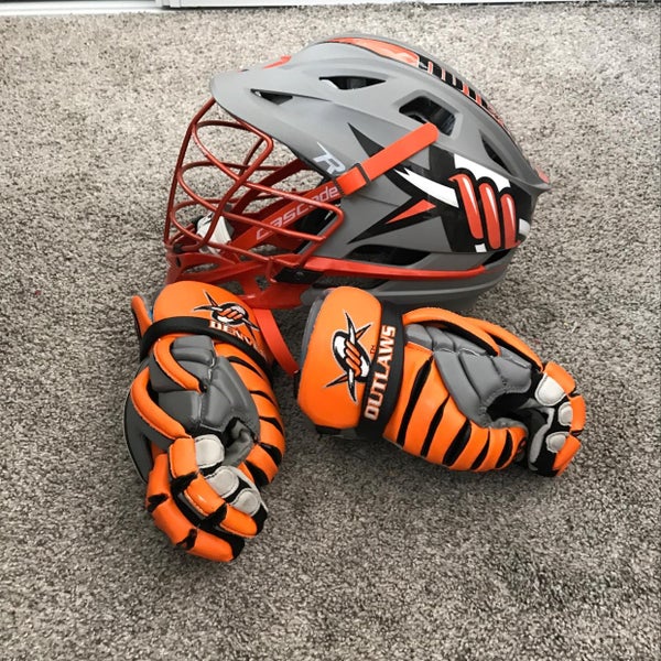 Outlaws Helmet & Gloves From 2016 MLL Championship Season